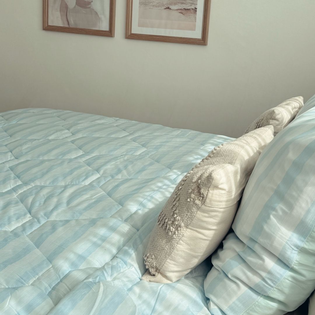 HappyBed Sommerdecke (Kühlend) - Hellblau