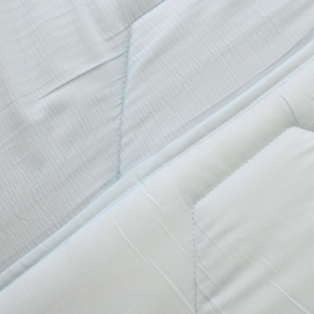 HappyBed Mousseline dekbed voor het hele jaar - Light Blue