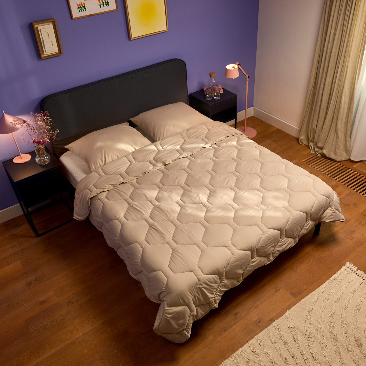 HappyBed Dekbed | Taupe | Voor het hele jaar