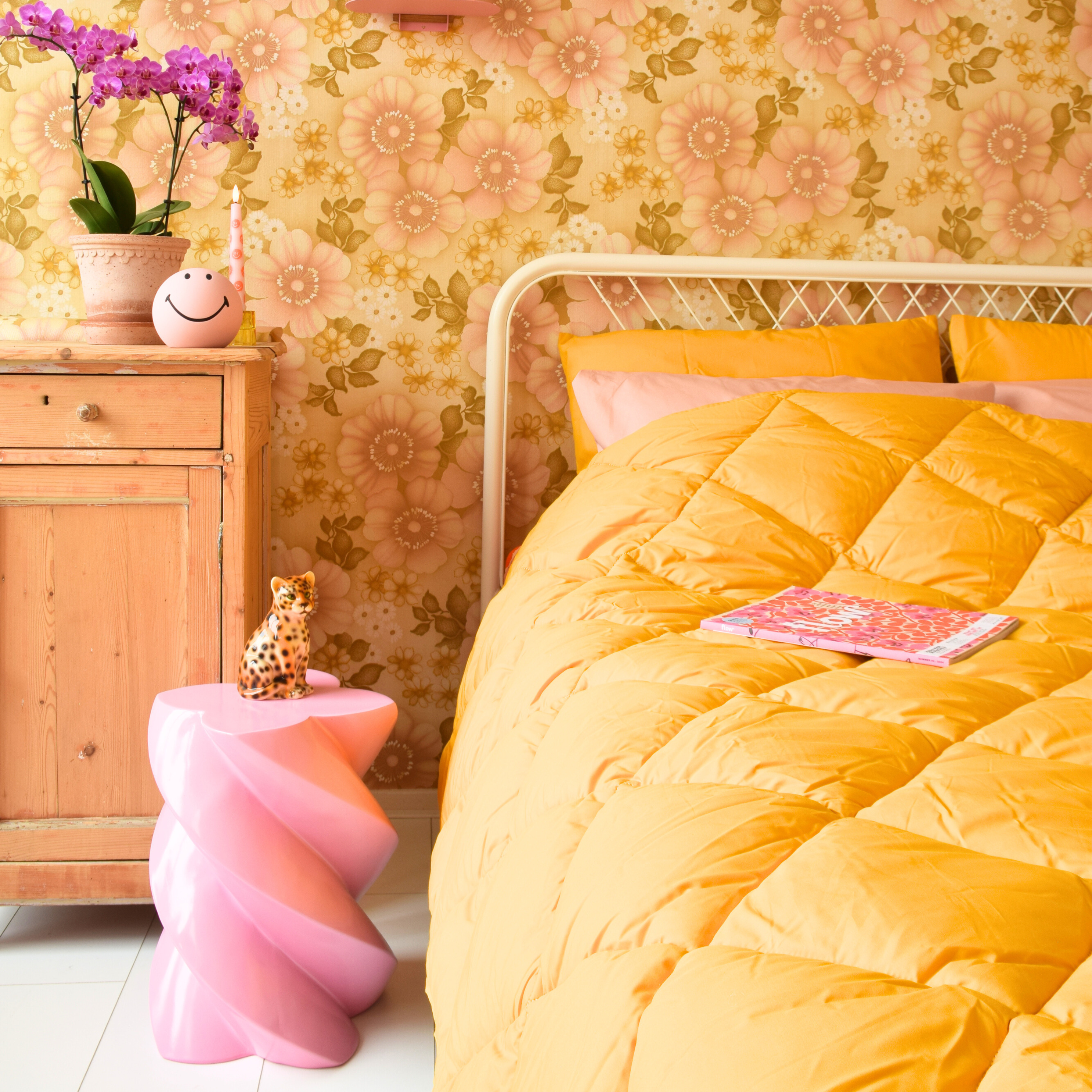 HappyBed Premium - Sevilla sunset - Dekbed voor het hele jaar - Percal katoen