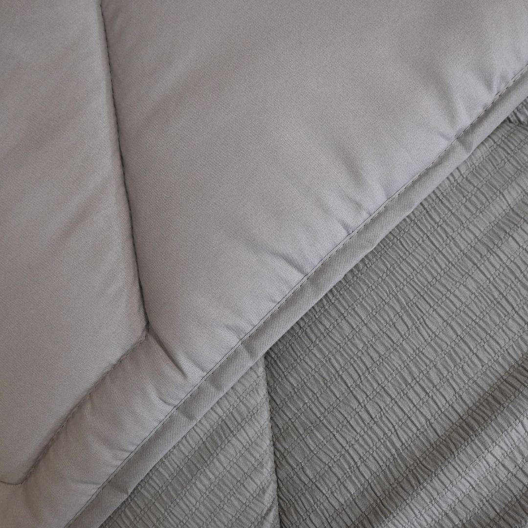 HappyBed Mousseline Grey - Duvet for the whole year