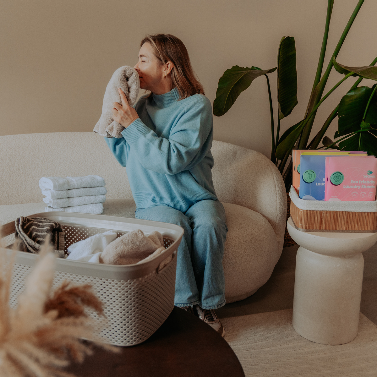 Seaves Wasstrips bundle - Natural flowers, unscented & blue chimes