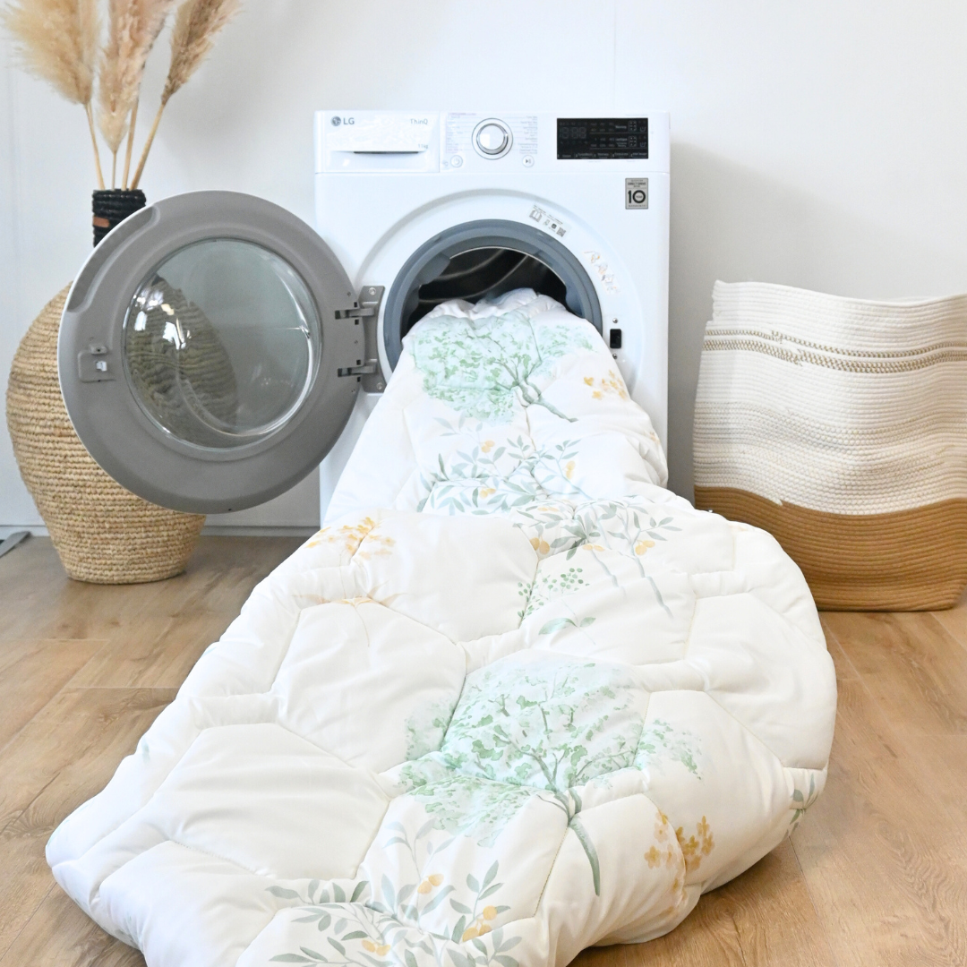 HappyBed Fresh Forest - Satin Look - Duvet for the whole year