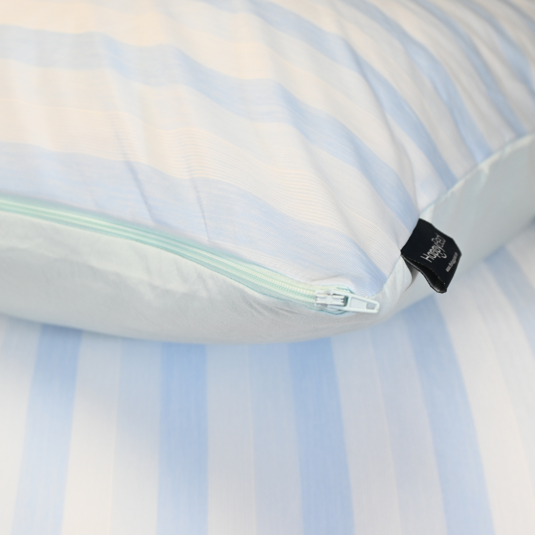 HappyBed Duopack pillowcases (Cooling) - Light blue