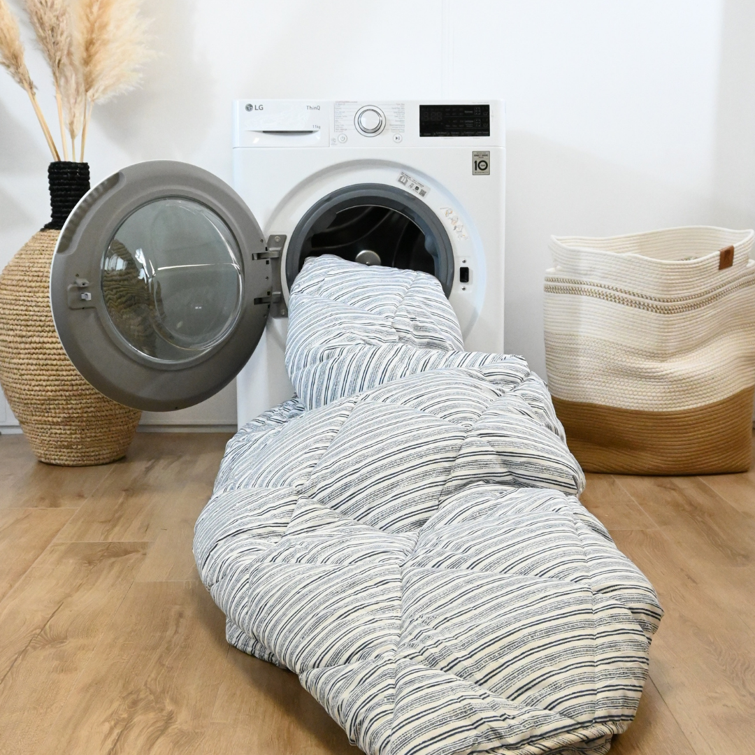 HappyBed Duvet | Blue Stripes | For the whole year