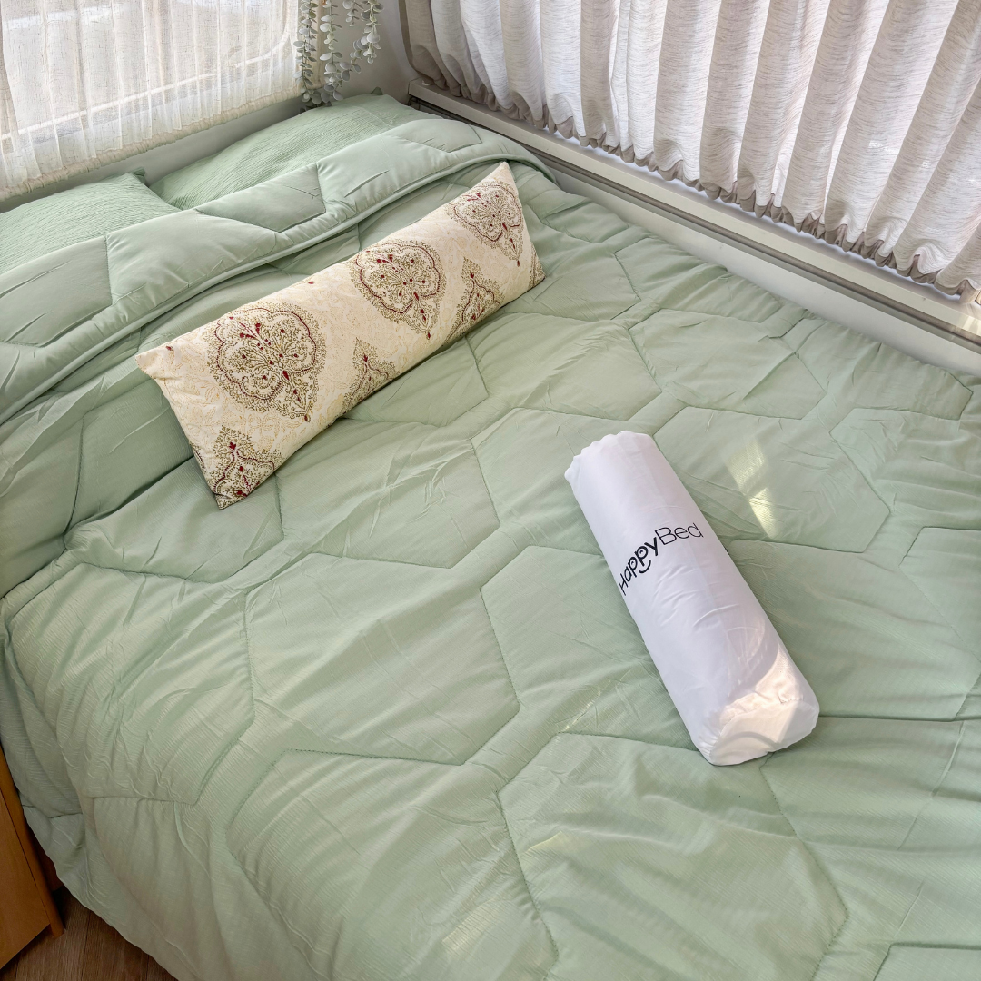 HappyBed Muslin pillowcase set of 2 pieces - Light Green