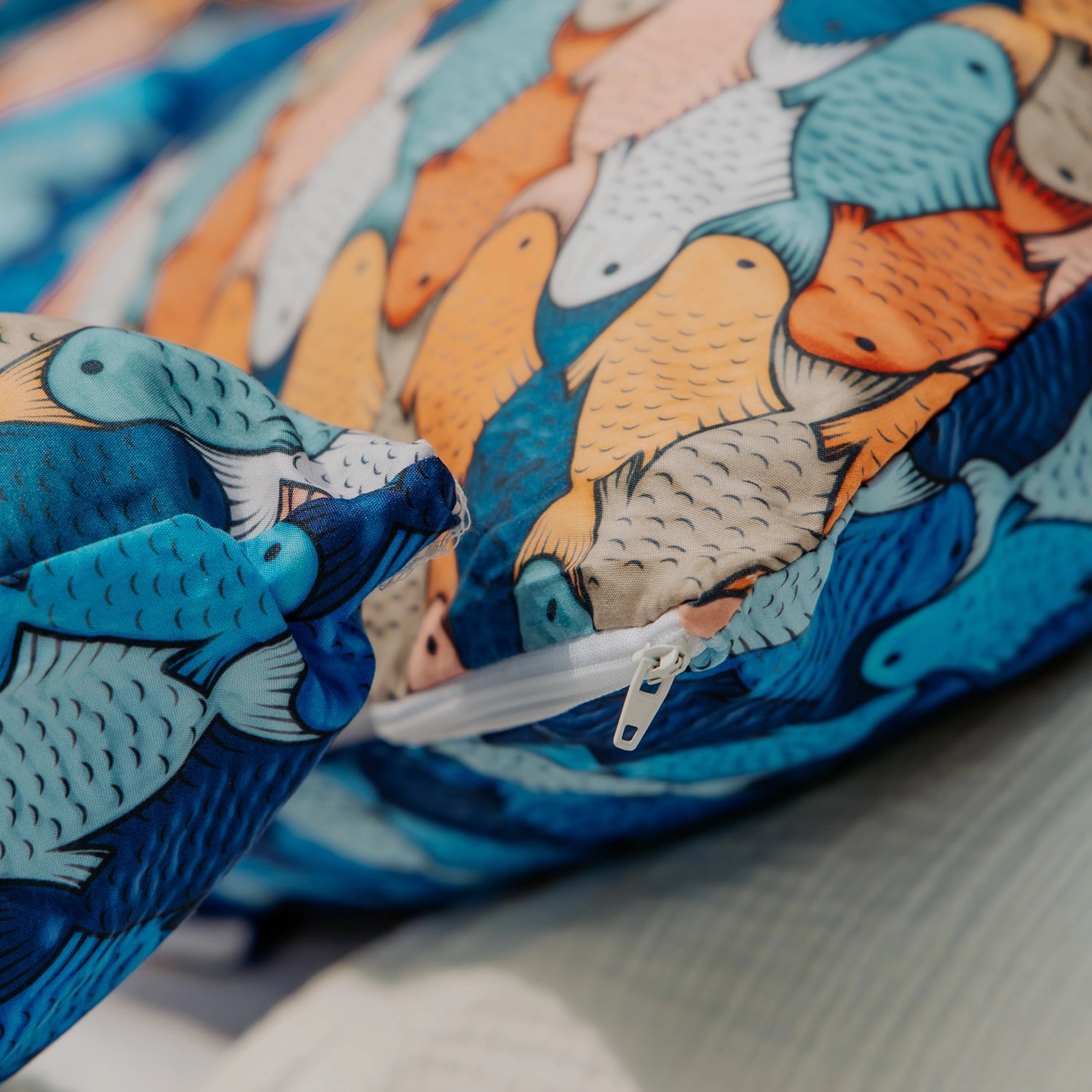 HappyBed x A Fish Named Fred Kissenbezug | 3D Fisch | Set mit 2