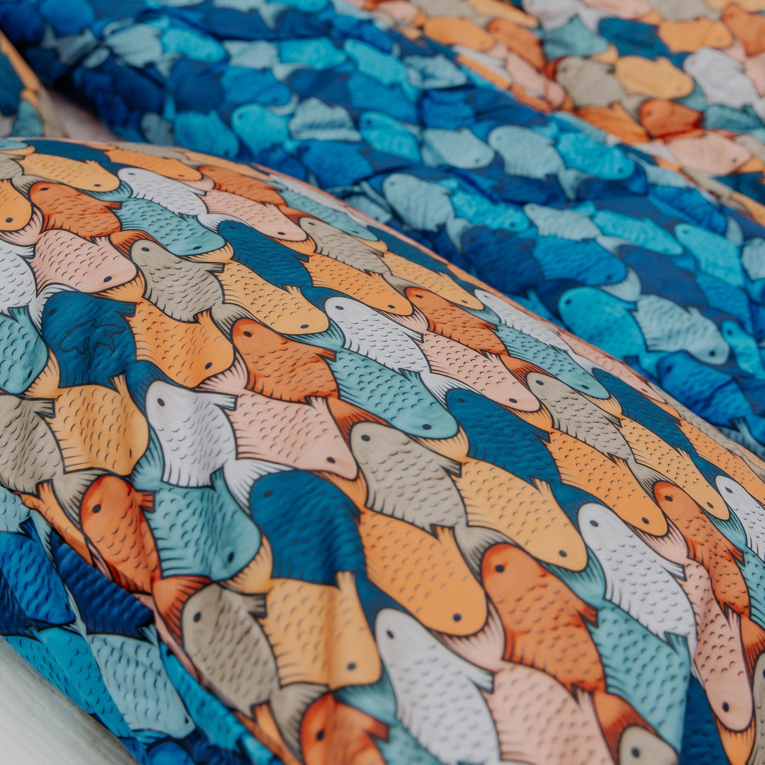 HappyBed x A Fish Named Fred Kissenbezug | 3D Fisch | Set mit 2