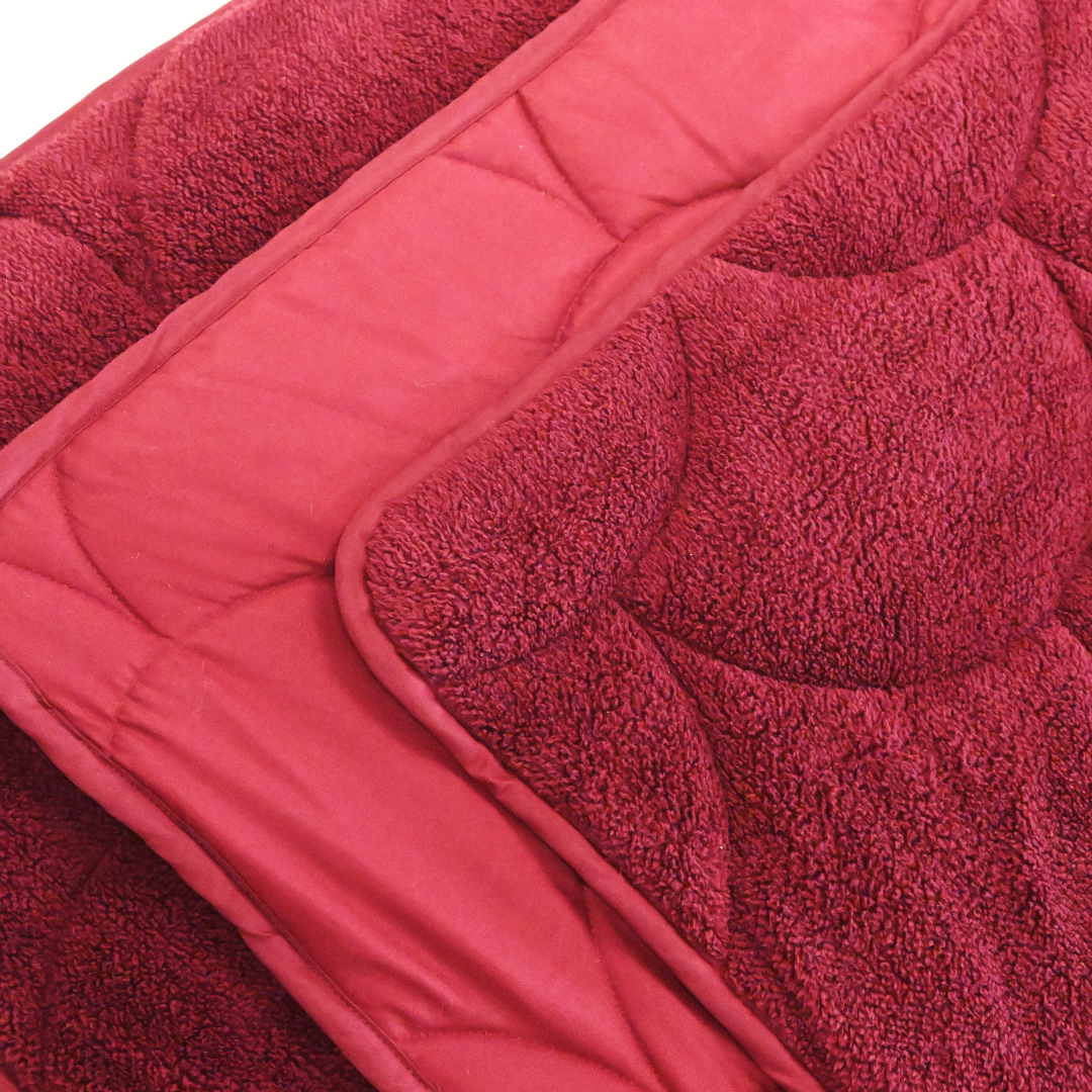 HappyBed - Teddy - Bordeaux - Couette sans housse toutes saisons