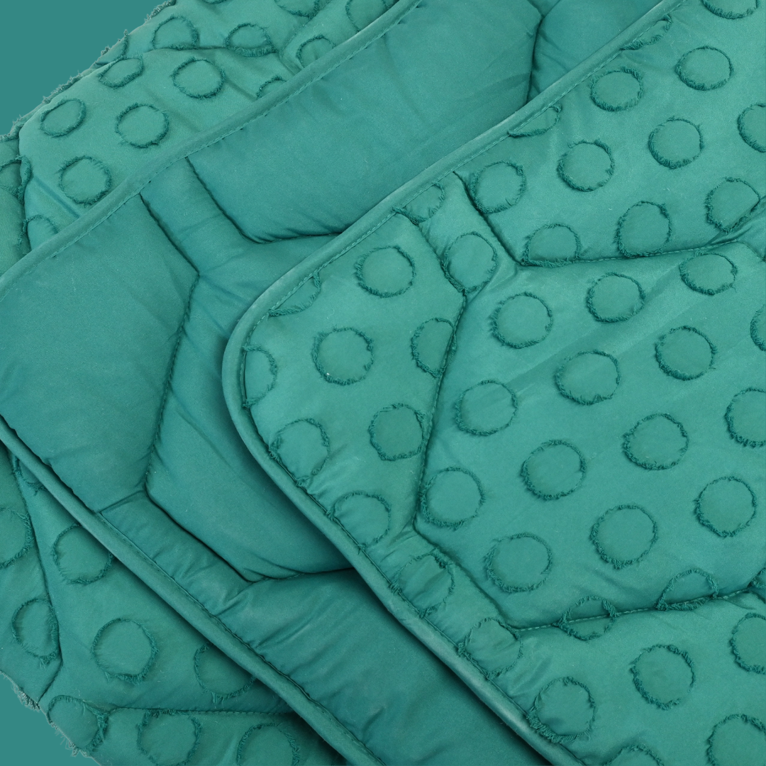 HappyBed Tufted duvet for the whole year - Emerald Green
