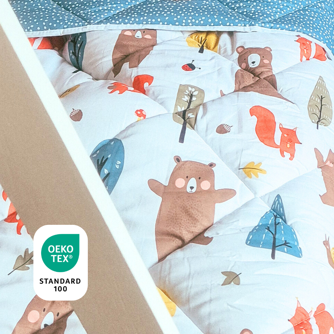 HappyBed Kids - Bobby Bear - 100% cotton - Duvet for the whole year