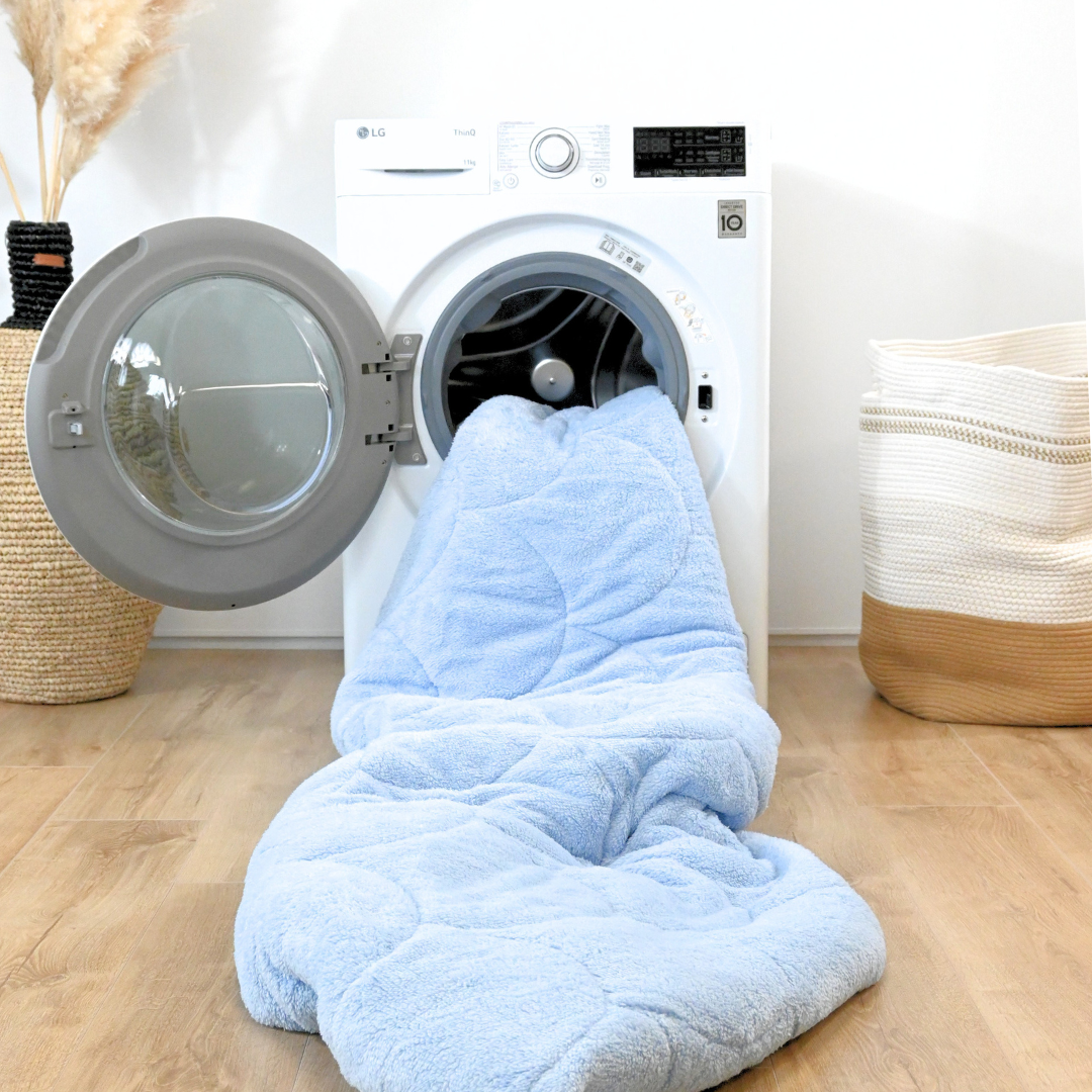 HappyBed Duvet | Teddy Blue | For the whole year