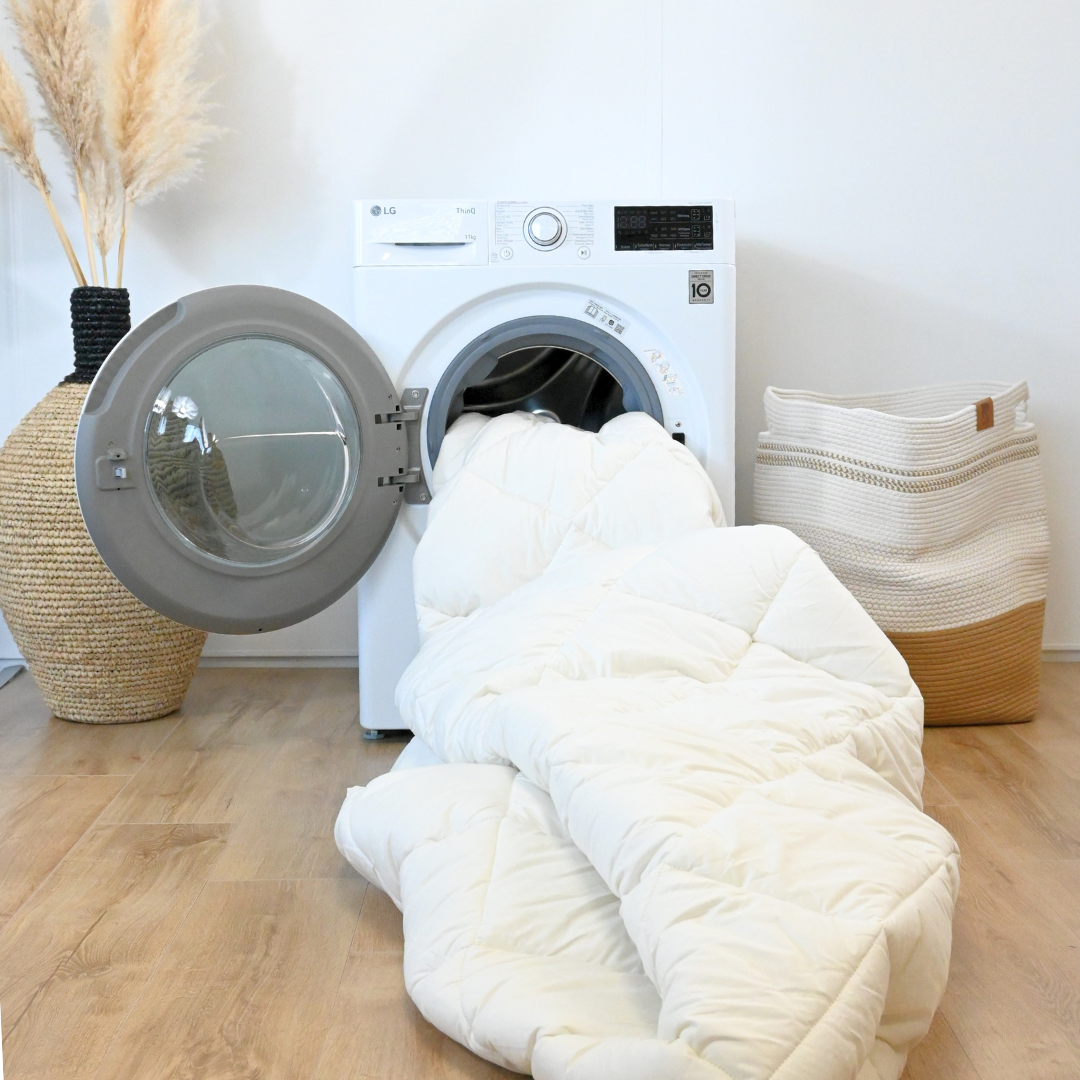HappyBed Premium - Off white - Couette toute l'année - Percale de coton