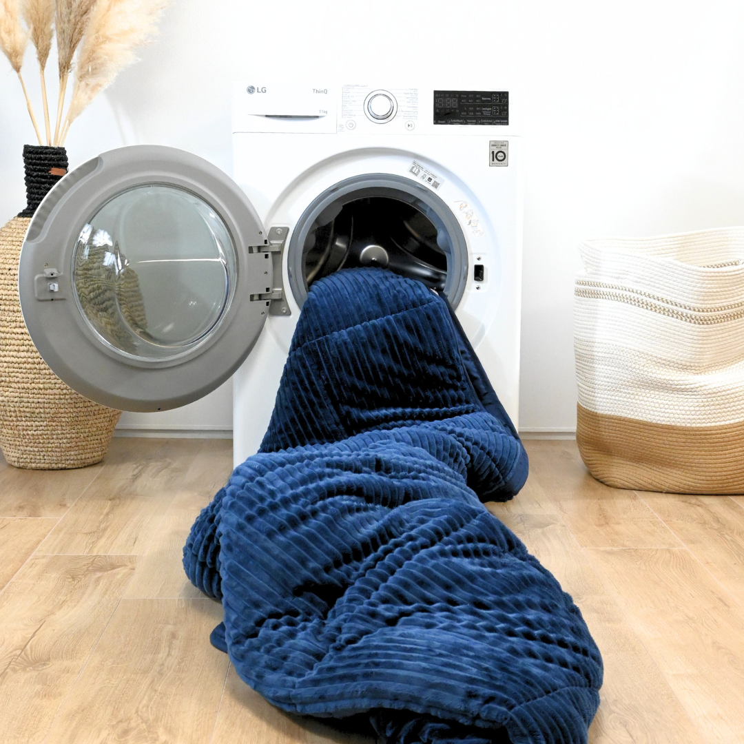 HappyBed Dekbed | Rib Pageant Blue | Voor het hele jaar