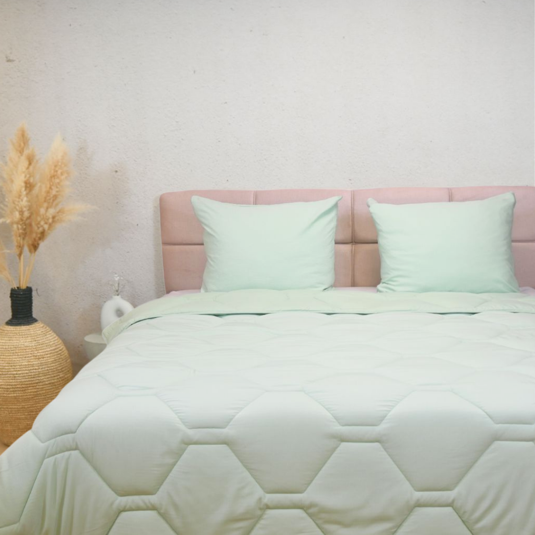 HappyBed Mousseline kussensloop set van 2 stuks - Light Green