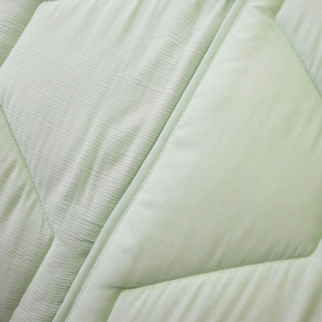 HappyBed Mousseline Light Green - Duvet for the whole year