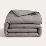HappyBed couette lavable | Percale plumes | Gris