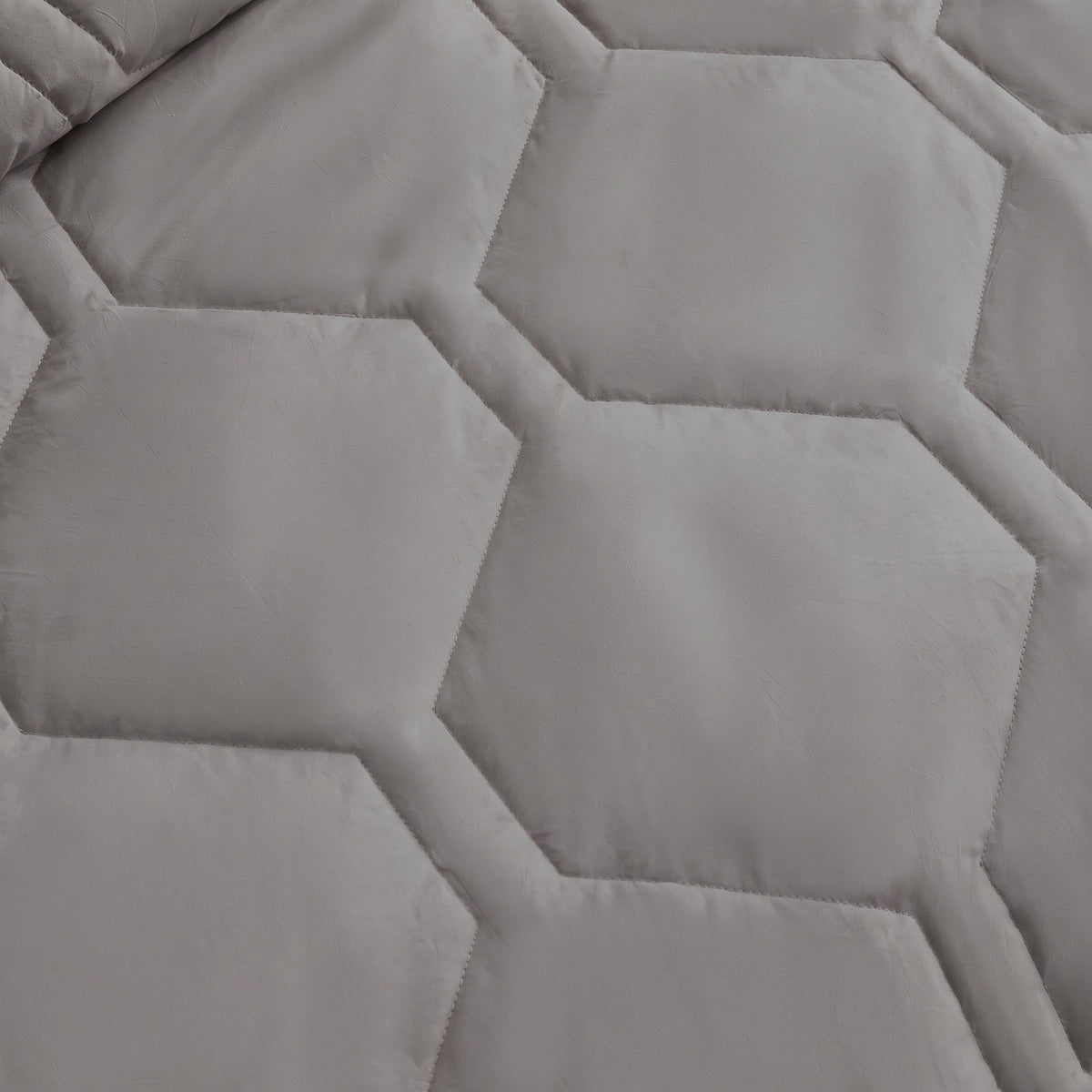 HappyBed couette lavable | Percale plumes | Gris