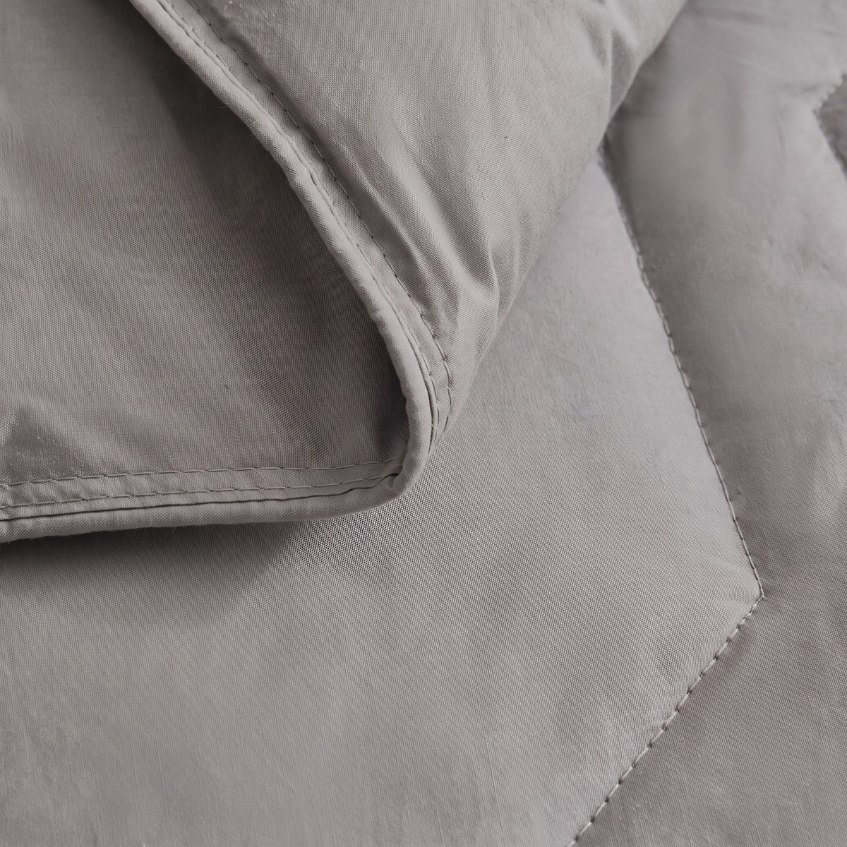 HappyBed couette lavable | Percale plumes | Gris