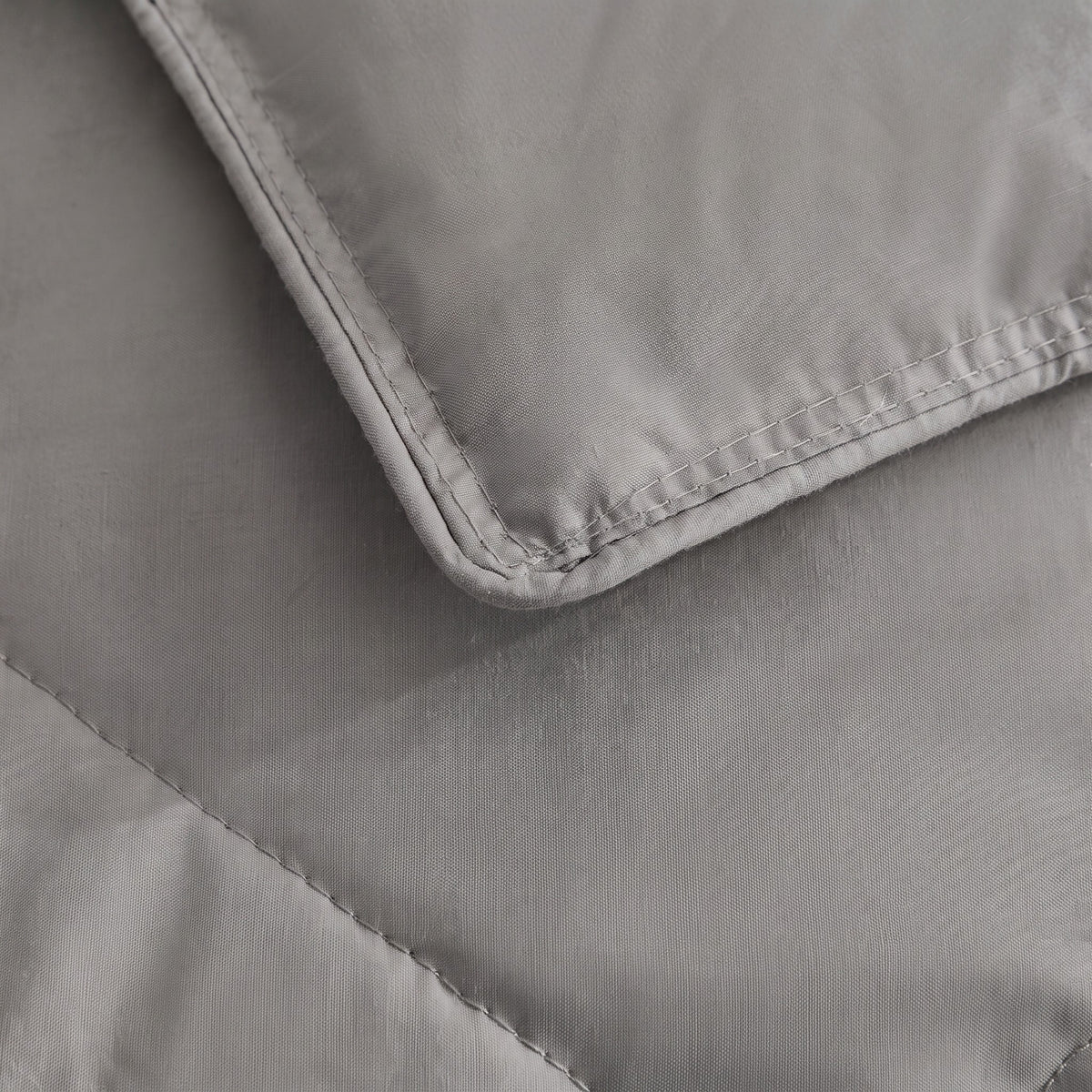 HappyBed couette lavable | Percale plumes | Gris