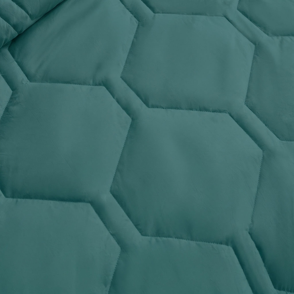HappyBed couette lavable | Percale plumes | Jungle profonde