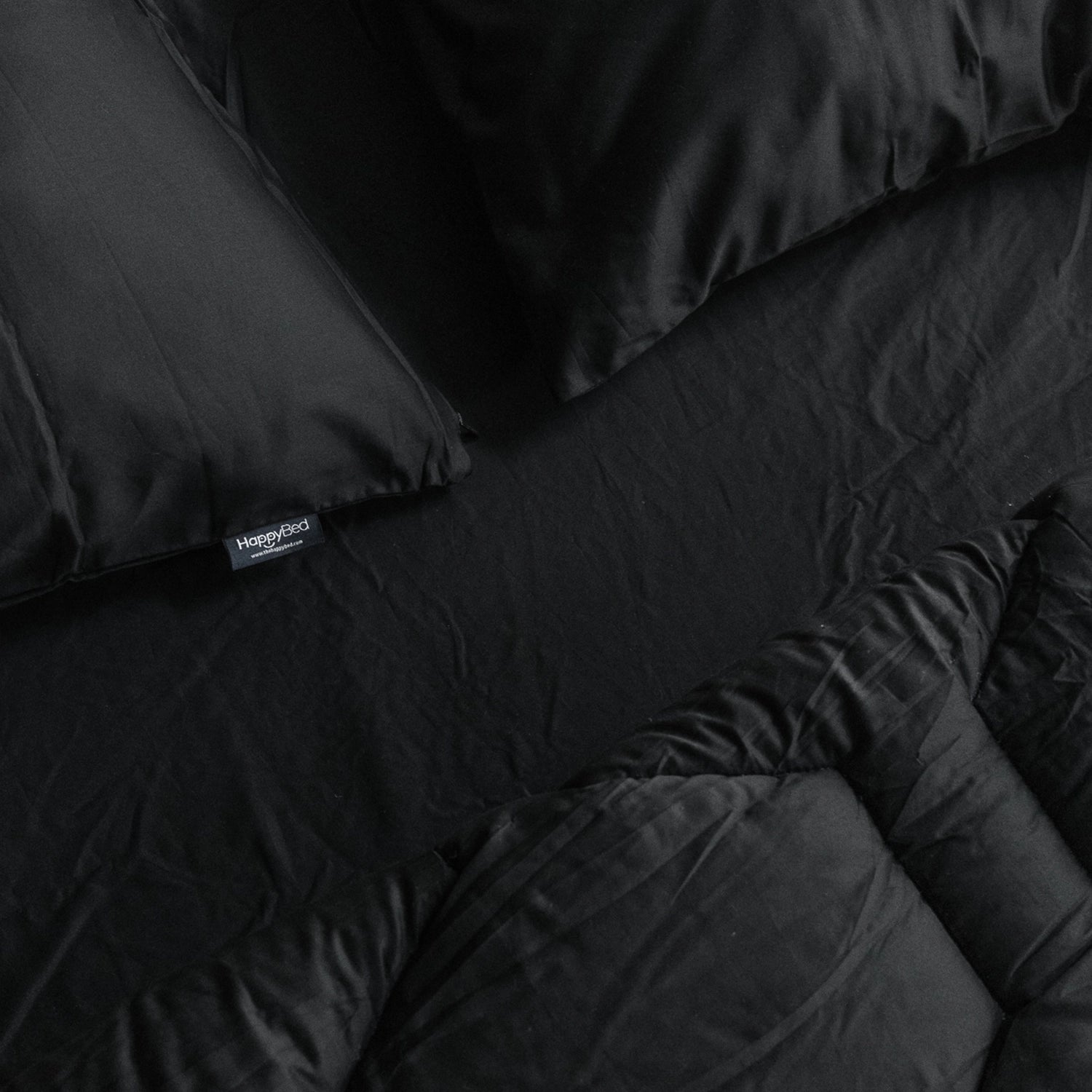 Drap-housse HappyBed | Anthracite | Jersey double en coton