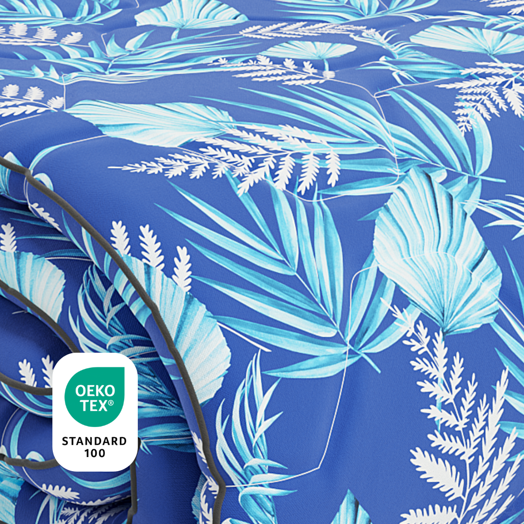 HappyBed Blue Leaves - All-season duvet