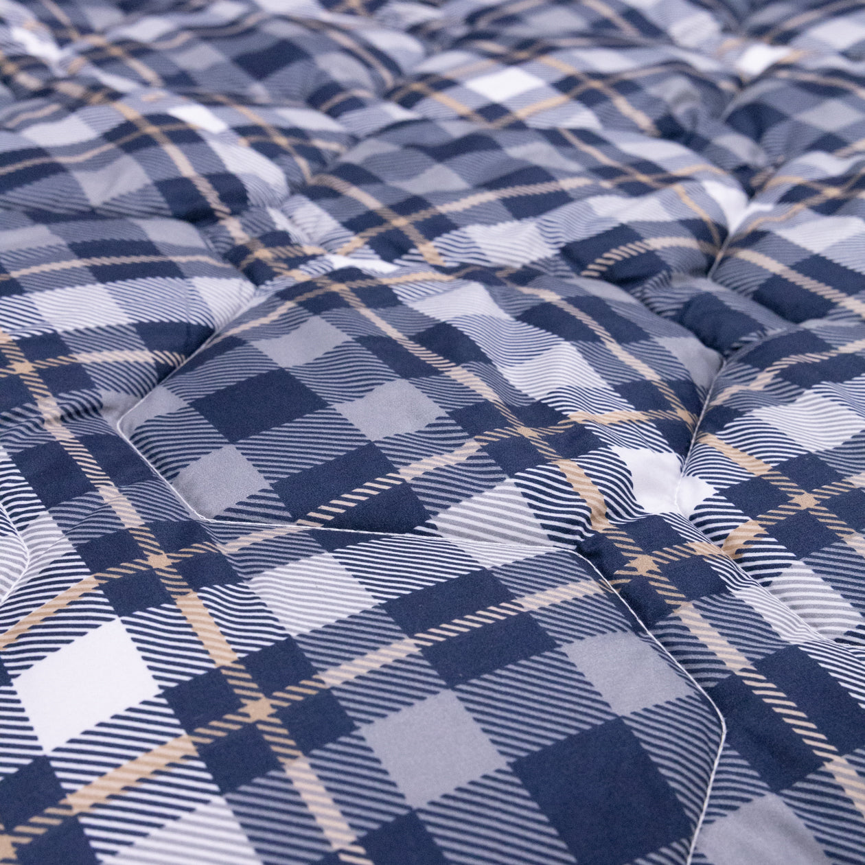 HappyBed Bettdecke | Tartan | Für das ganze Jahr