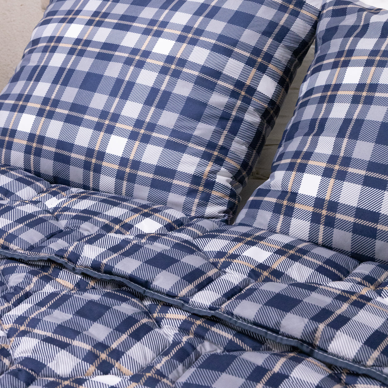 HappyBed Kussensloop | Tartan | Set van 2