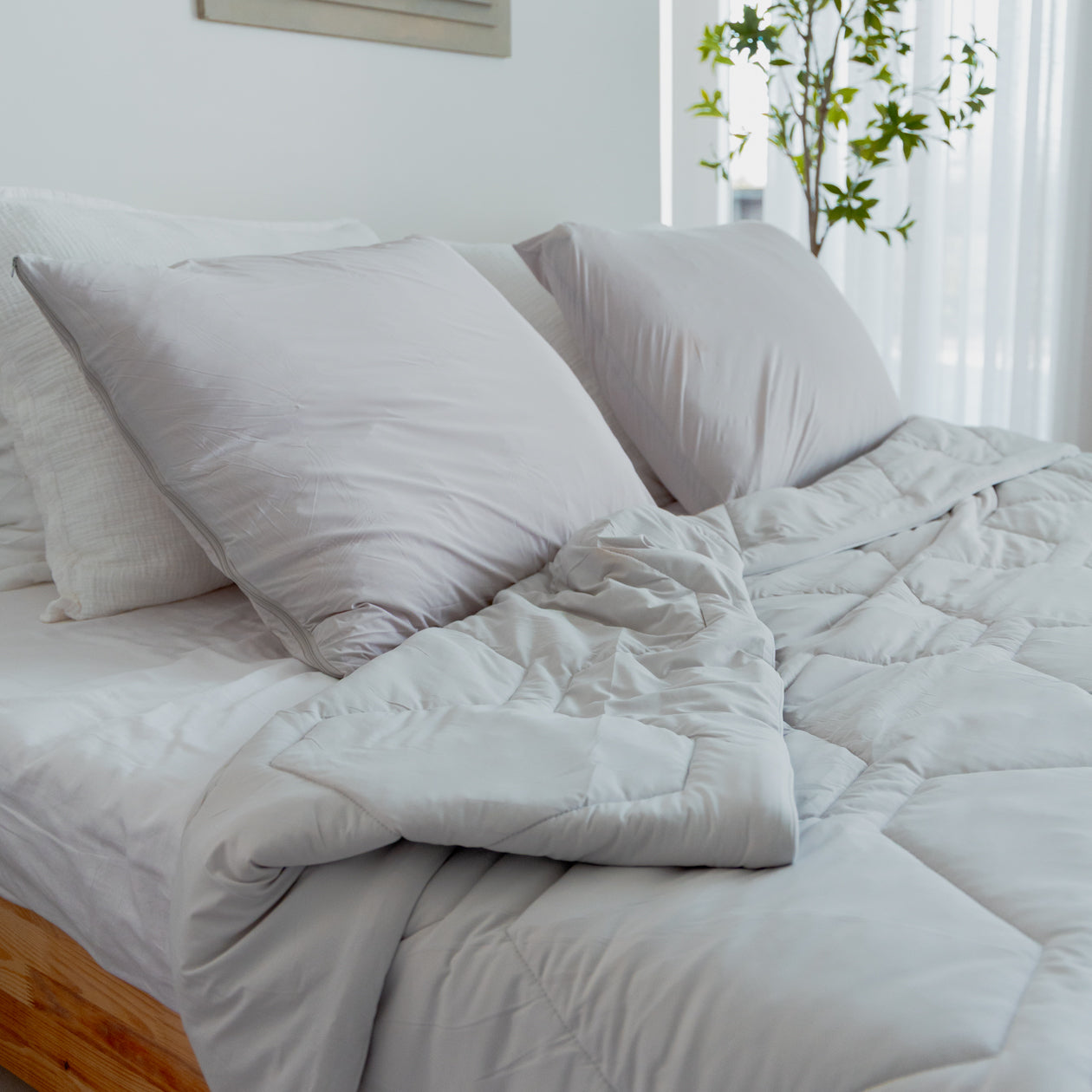HappyBed Summer Duvet | Cooling Grey