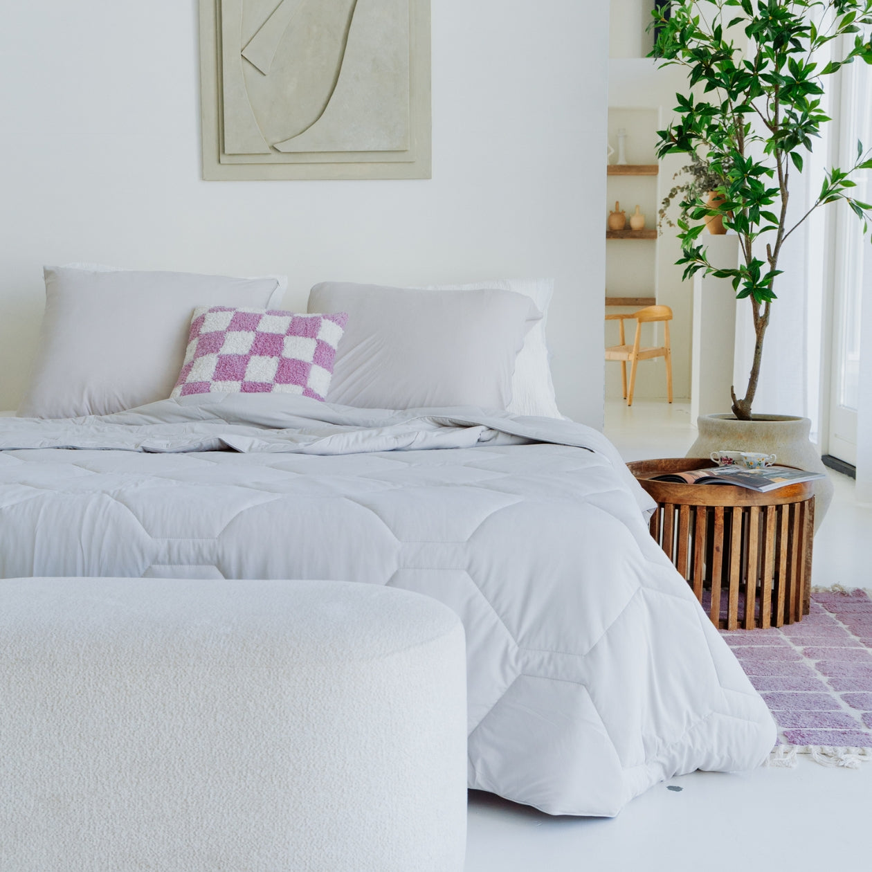 HappyBed Pillowcases | Cooling Grey