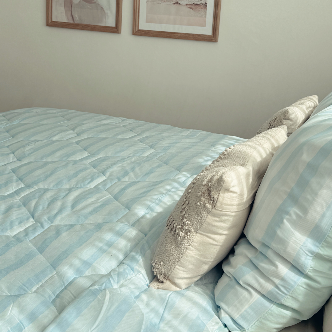 Couette d'été HappyBed (Rafraîchissante) - Bleu clair