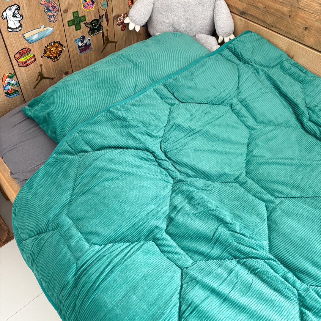HappyBed Corduroy - Emerald Green