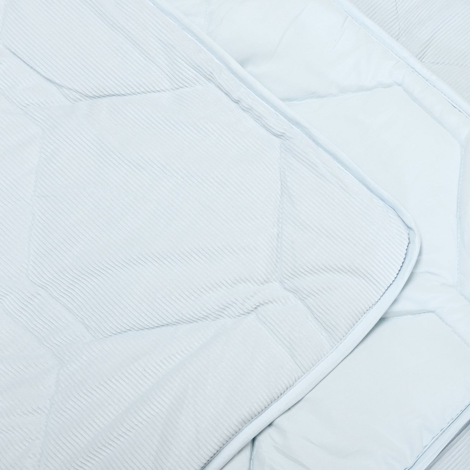 Wasbaar All Season Dekbed | Corduroy | Delicate Blue