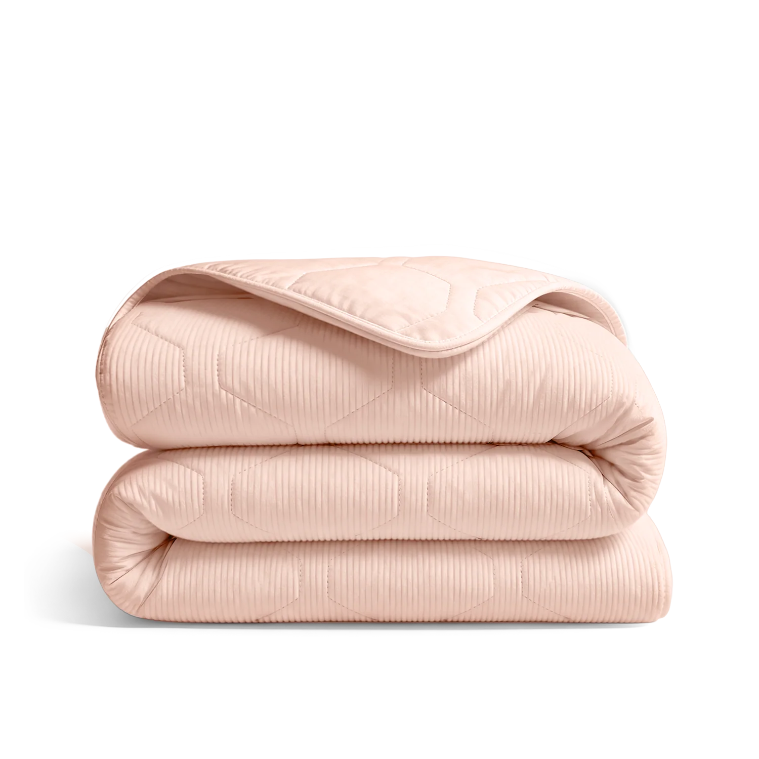 HappyBed Wasbaar All Season Dekbed | Corduroy | Soft Peach - SKU: 8721001725502