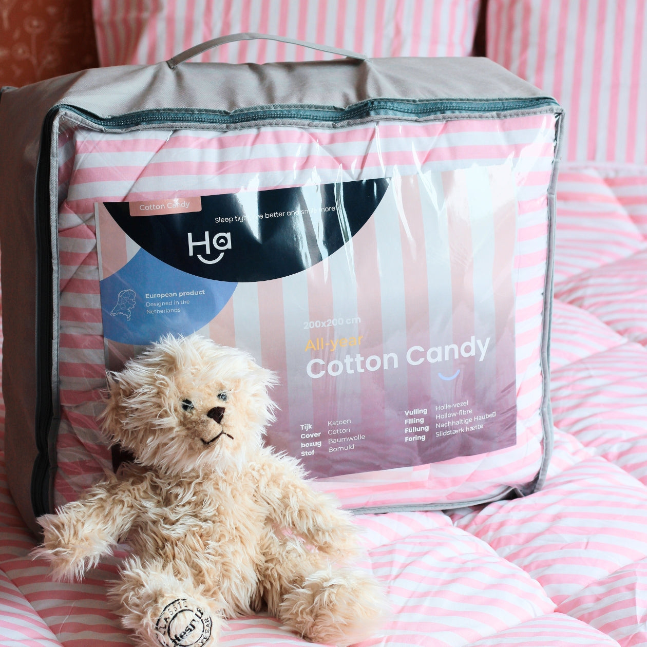 HappyBed Duvet | Cotton Candy | For the whole year