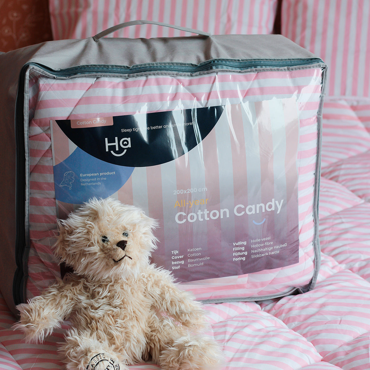 HappyBed Duvet | Cotton Candy | For the whole year