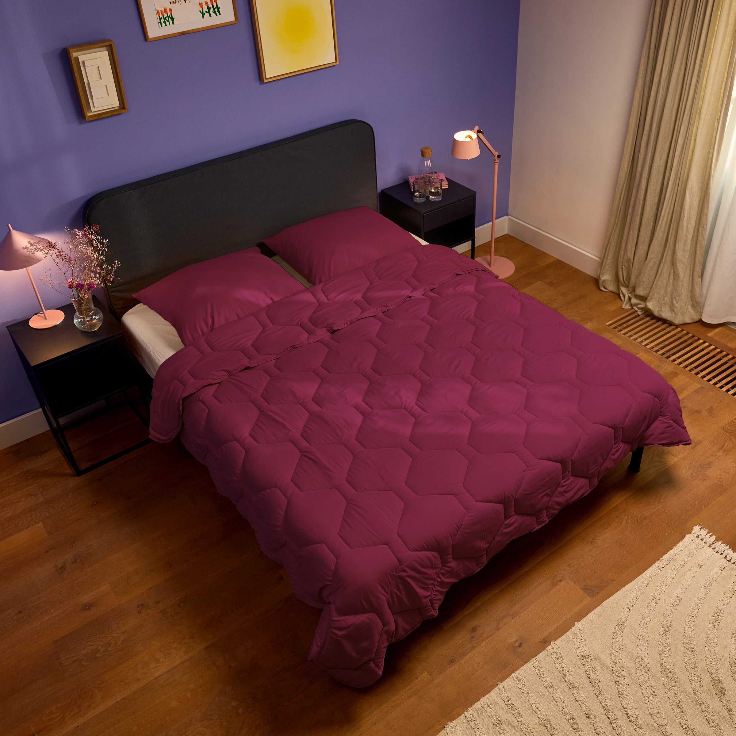 HappyBed Duvet | Crimson Plum | All Season