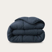 HappyBed Dark Blue dekbed voor het hele jaar, donkerblauw en hypoallergeen