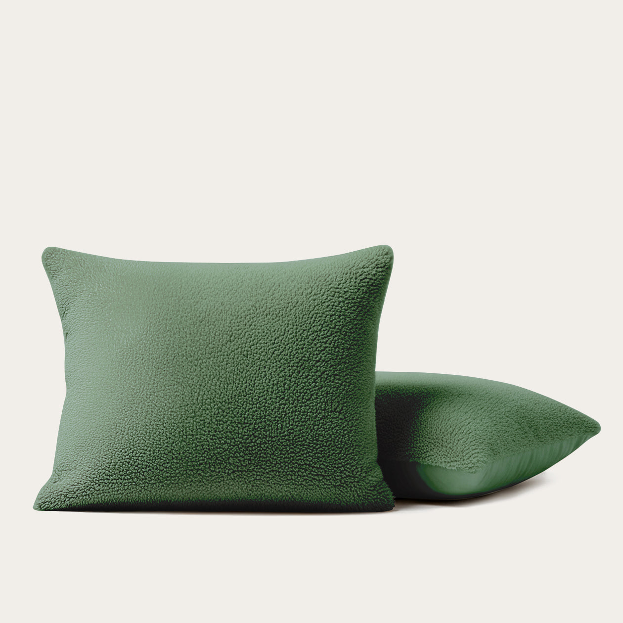 HappyBed Pillowcase | Teddy Dark Green | Set of 2