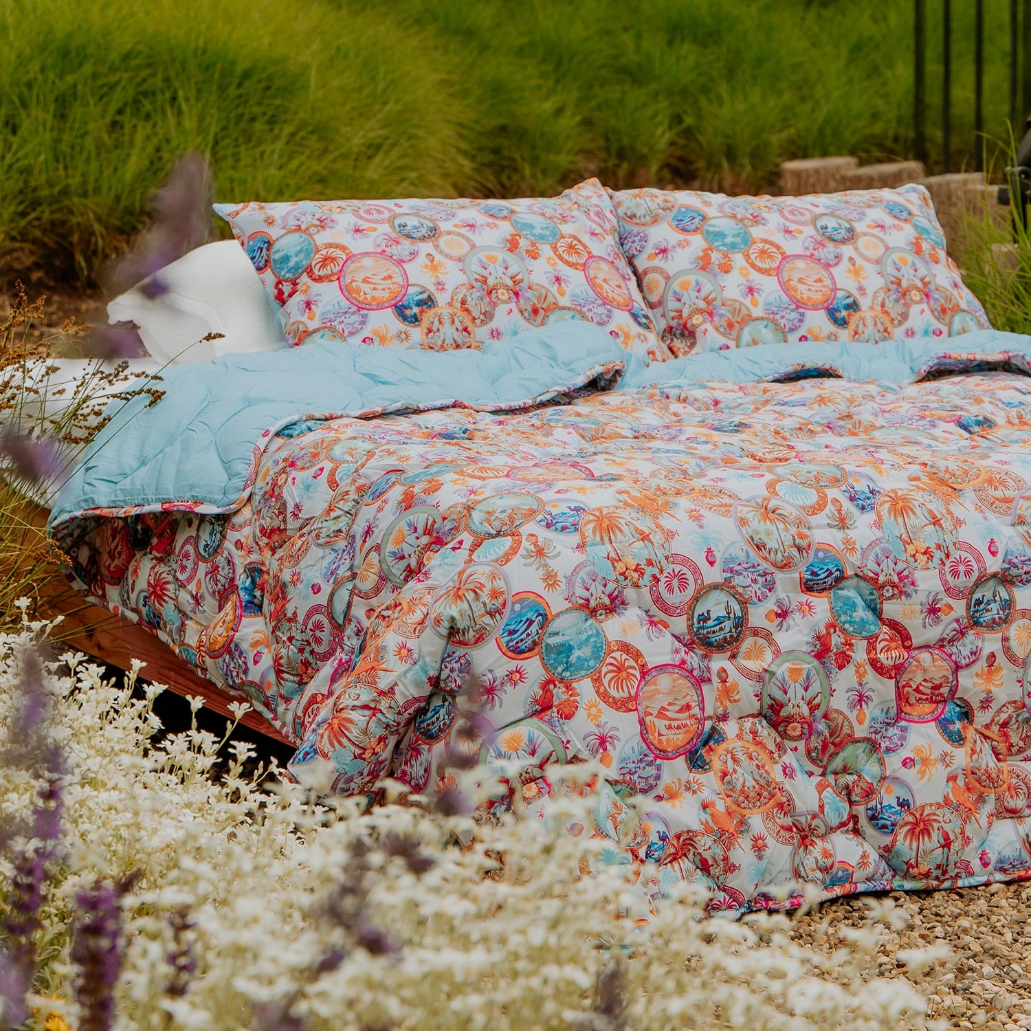 HappyBed x A fish named Fred Kissenbezug | Desert World | 2er-Set