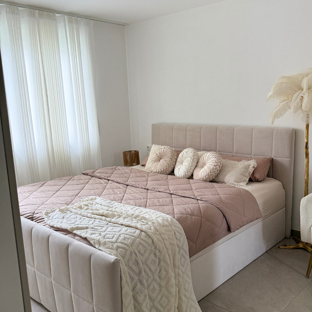 HappyBed Premium Summer Duvet | Dune | Percale Cotton