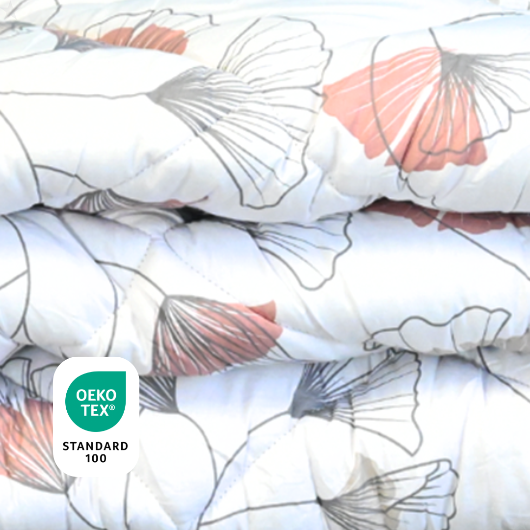 HappyBed | Pink stems | 100% cotton | Duvet for the whole year