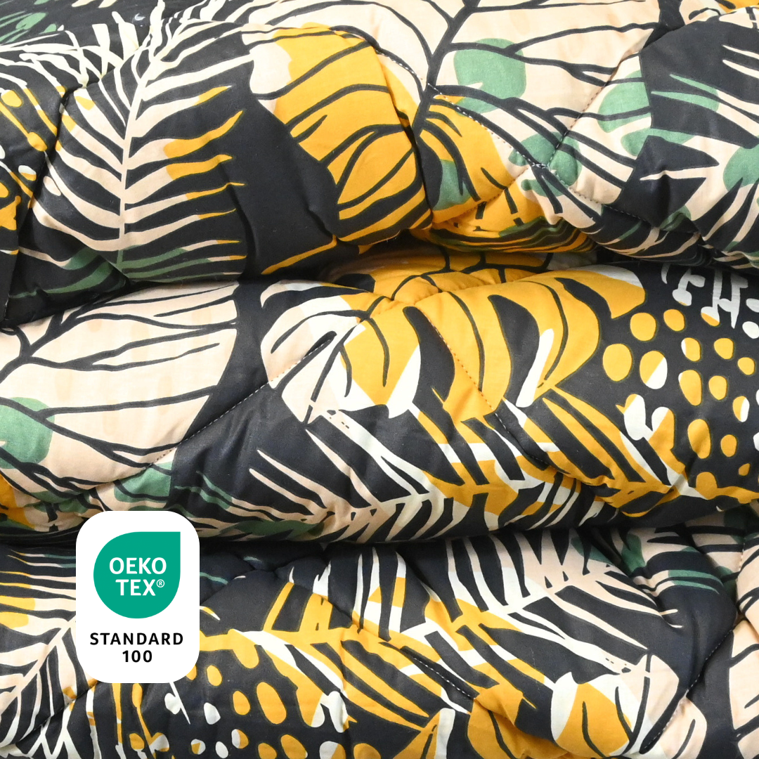 HappyBed Bettdecke | Tropische Nacht | Für das ganze Jahr