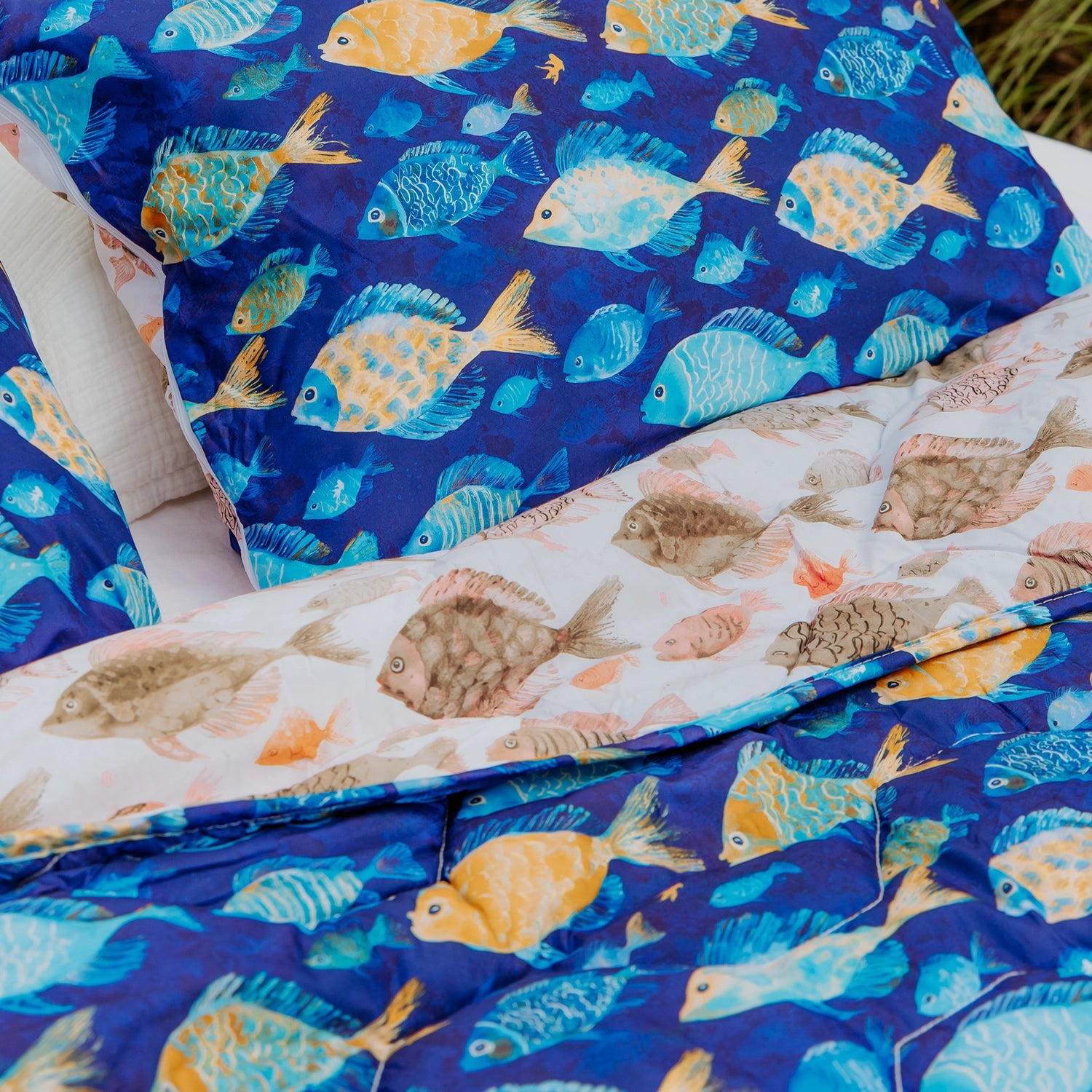 HappyBed x A fish named Fred | Fish | Ganzjahresdecke
