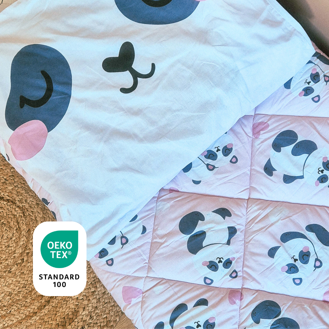 HappyBed Kids - Peter Panda - 100% cotton - Duvet for the whole year