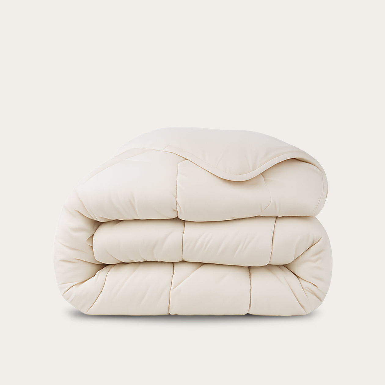 HappyBed dyne | Glansfuld taupe | Til hele året - SKU: 8721001728046