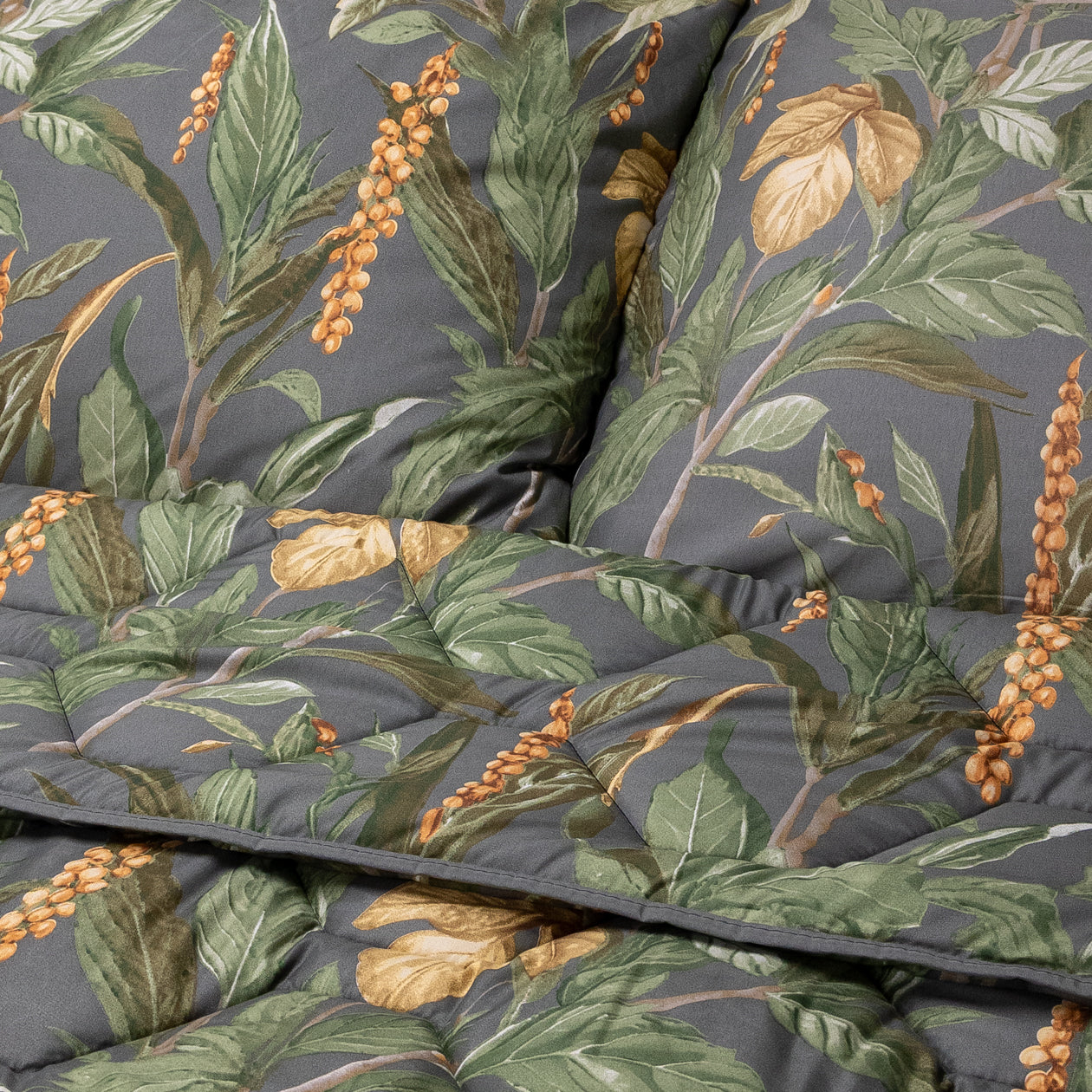 HappyBed Kissenbezug | Golden Foliage | 2er Set | Mikrofaser