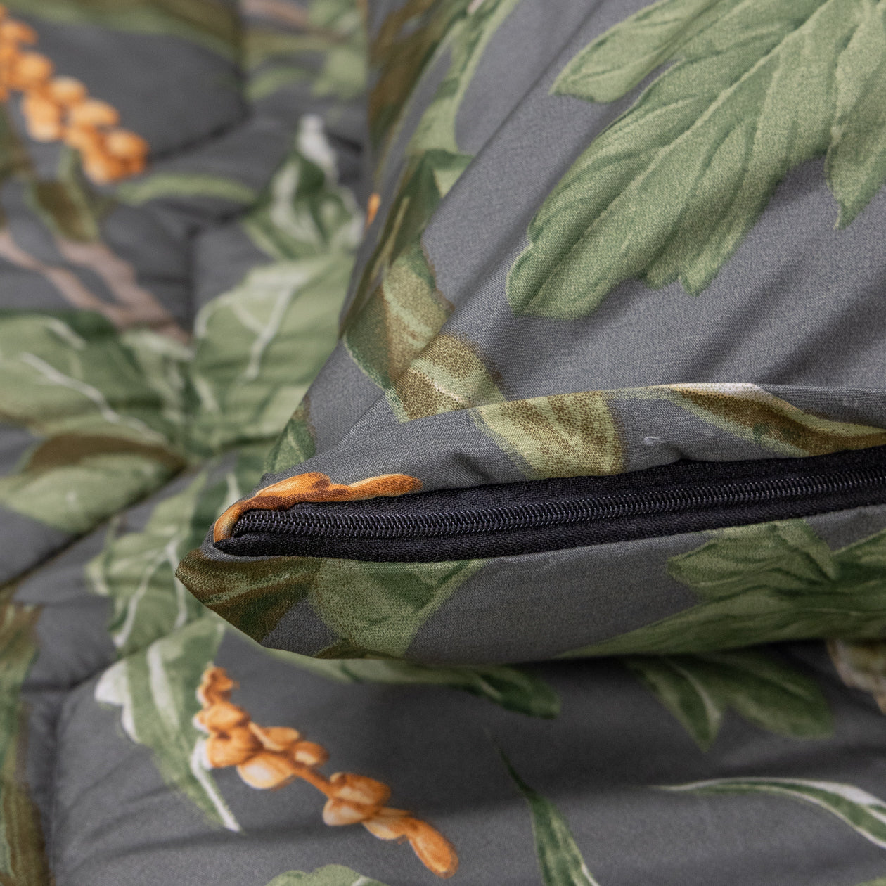 HappyBed Kissenbezug | Golden Foliage | 2er Set | Mikrofaser