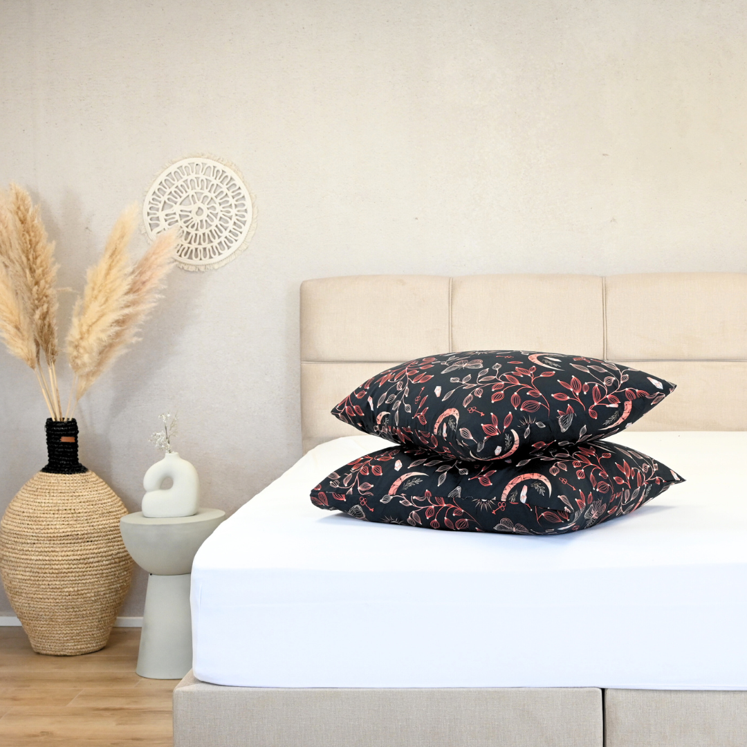 HappyBed | Twilight Ruby pillowcase set 2 pieces - 60x70cm - Microfiber